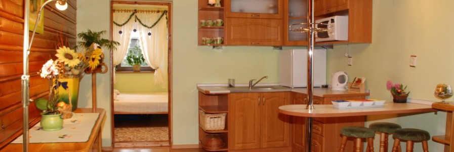 Grünes Apartment