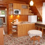 Apartament Żółty aneks kuchenny